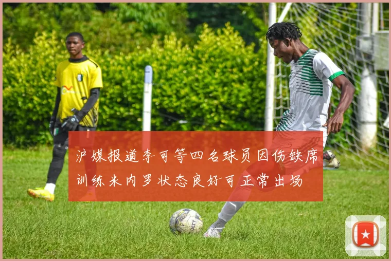沪媒报道李可等四名球员因伤缺席训练米内罗状态良好可正常出场